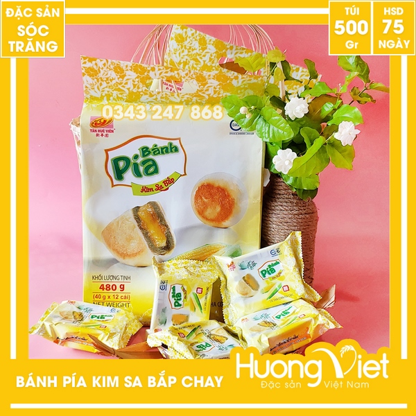 Bánh pía kim sa mini