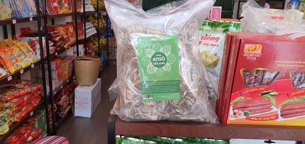 mua bông atiso sấy khô